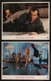 3j501 WITCHES OF EASTWICK 8 LCs '87 Jack Nicholson, Cher, Susan Sarandon, Michelle Pfeiffer