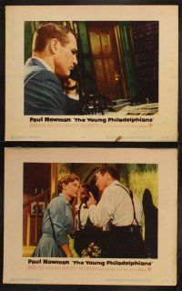 3j512 YOUNG PHILADELPHIANS 8 LCs '59 rich lawyer Paul Newman defends friend from murder charges!