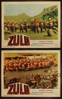 3j771 ZULU 4 LCs '64 Stanley Baker & Michael Caine classic, British vs. natives, war images!