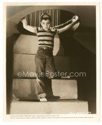 3k002 5000 FINGERS OF DR. T 8.25x10 still '53 close up of Tommy Rettig w/happy fingers hat!