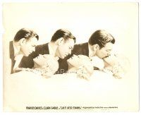 3k123 CAIN & MABEL 8x10 still '36 cool montage of Clark Gable leaning in & kissing Marion Davies!