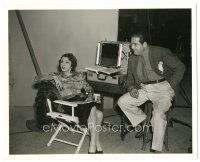 3k127 CALL IT A DAY candid 8.25x10 still '37 Alice Brady & director Archie Mayo on the set by Crail