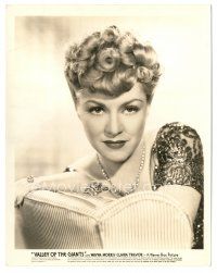3k159 CLAIRE TREVOR 8x10.25 still '38 w/ cool sequined dress & jewelry from Valley of the Giants!