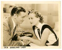 3k181 DANCING LADY 8x10 still '33 close up of Clark Gable comforting pretty Joan Crawford!