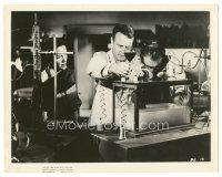 3k213 DONOVAN'S BRAIN 8x10 still '53 Lew Ayres in laboratory, from the novel by Curt Siodmak!