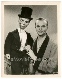 3k236 EDGAR BERGEN/CHARLIE MCCARTHY 8x10.25 still '38 cool portrait of from Letter of Introduction