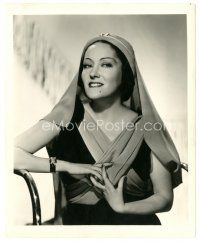 3k334 GLORIA SWANSON 8.25x10 still '30s showing the effectiveness of drapes on modern apparel!