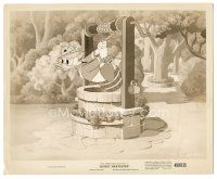 3k388 HONEY HARVESTER 8.25x10 still '49 Disney cartoon, wacky Donald Duck in well bucket!