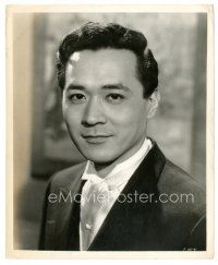 3k436 JAMES SHIGETA 8.25x10 still '60s head & shoulders portrait of the Asian-American actor!