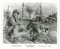 3k496 KELLY'S HEROES 8.25x10 still '70 Clint Eastwood talking on radio on the front lines!