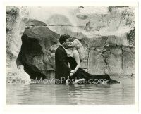 3k507 LA DOLCE VITA 8.25x10 still '61 sexy Anita Ekberg & Marcello Mastroianni in water, Fellini!