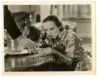 3k531 LETTY LYNTON 8x10 still '32 c/u of Joan Crawford staring at her glass of champagne!