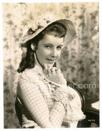 3k532 LIFE WITH FATHER 7.5x9.75 still '47 young Elizabeth Taylor close up in pretty dress & hat!