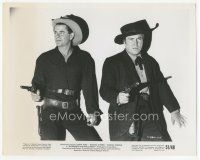 3k743 REDHEAD & THE COWBOY 8x10.25 still '51 c/u of Glenn Ford & Edmond O'Brien with guns drawn!