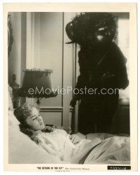 3k746 RETURN OF THE FLY 8x10 still '59 great image of monster standing over sleeping girl in bed!