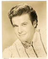 3k763 ROGER MOORE deluxe 7.5x9.5 still '56 great young portriat as Prince Henri from MGM's Diana!