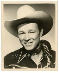 3k774 ROY ROGERS 8x10 still '40s great head & shoulders portrait of the singing cowboy legend!