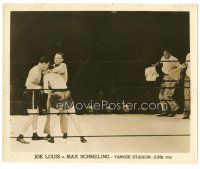 3k793 SCHMELING-LOUIS 8x10.25 still '36 referee breaks up boxers Joe & Max in clench in the ring!