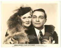 3k822 SLIGHT CASE OF MURDER 8x10 still '38 close up of Edward G. Robinson hugged by Ruth Donnelly!