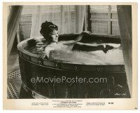 3k831 SOLOMON & SHEBA 8x10 still '59 super sexy Gina Lollobrigida naked in bathtub!