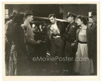 3k918 TOMORROW IS ANOTHER DAY 8.25x10 still '51 Ruth Roman watches Steve Cochran put in police car