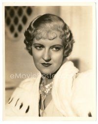 3k944 VERREE TEASDALE 8.25x10 still '33 portrait of the actress from Luxury Liner!