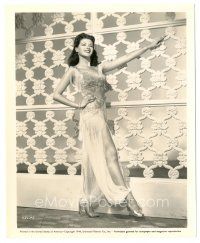 3k999 YVONNE DE CARLO 8x10 still '44 full-length standing in sexy skimpy two-piece outfit!