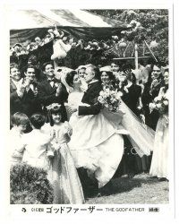 3k338 GODFATHER Japanese 8x10 still '72 Marlon Brando dances w/daughter Talia Shire at her wedding