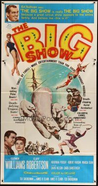 3m196 BIG SHOW 3sh '61 sexy Esther Williams & Cliff Robertson at circus, plus Ed Sullivan!