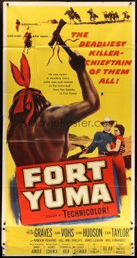 3m302 FORT YUMA 3sh '55 Peter Graves vs the deadliest killer chieftain of them all!