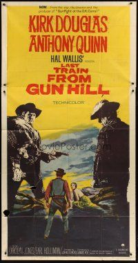 3m394 LAST TRAIN FROM GUN HILL 3sh '59 Kirk Douglas, Anthony Quinn, directed by John Sturges!