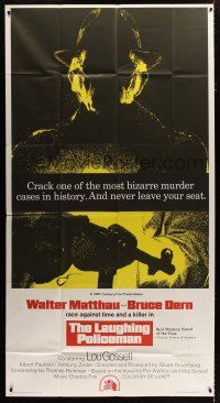 3m396 LAUGHING POLICEMAN int'l 3sh '73 Walter Matthau, one of the most bizarre murder cases!