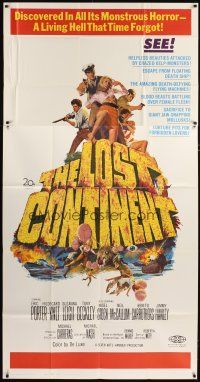 3m413 LOST CONTINENT 3sh '68 discovered in all its monstrous horror, a living hell that time forgot!