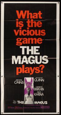 3m426 MAGUS 3sh '69 Michael Caine, Anthony Quinn, Candice Bergen, Anna Karina, the game is life!