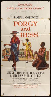 3m477 PORGY & BESS 3sh '59 art of Sidney Poitier, Dorothy Dandridge & Sammy Davis Jr.!