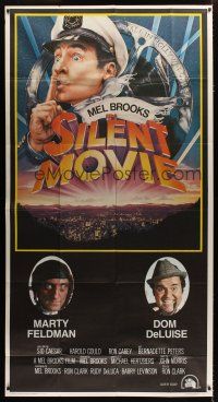 3m514 SILENT MOVIE int'l 3sh '76 Marty Feldman, Dom DeLuise, art of Mel Brooks by John Alvin!