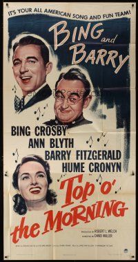 3m567 TOP O' THE MORNING 3sh '49 Bing Crosby, Barry Fitzgerald, Ann Blyth, the song & fun team!