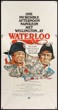 3m584 WATERLOO 3sh '70 great art of Rod Steiger as Napoleon Bonaparte & Christopher Plummer!