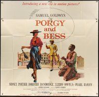 3m101 PORGY & BESS 6sh '59 art of Sidney Poitier, Dorothy Dandridge & Sammy Davis Jr.!