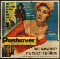 3m105 PUSHOVER 6sh '54 Fred MacMurray can have sexiest Kim Novak if he pulls the trigger!