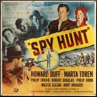 3m114 SPY HUNT 6sh '50 zoo owner Howard Duff gets mixed up with sexy spy Marta Toren!
