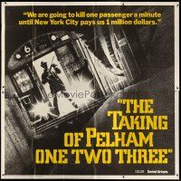 3m118 TAKING OF PELHAM ONE TWO THREE int'l 6sh '74 subway train hijacking, cool image!