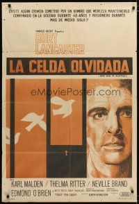 3m629 BIRDMAN OF ALCATRAZ Argentinean '62 Burt Lancaster in John Frankenheimer's prison classic!
