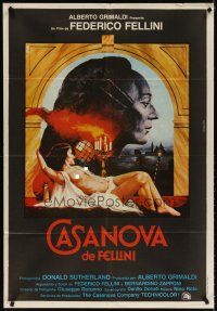 3m642 FELLINI'S CASANOVA Argentinean '77 Il Casanova di Federico Fellini, best different sexy art!