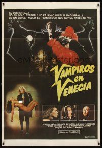 3m707 VAMPIRE IN VENICE Argentinean '89 Klaus Kinski in the title role, sexy horror images!
