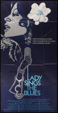 3m149 LADY SINGS THE BLUES English 3sh '72 Diana Ross in her film debut as singer Billie Holiday!