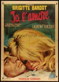 3m988 TWO WEEKS IN SEPTEMBER Italian 1p '67 A Coeur Joie, Tarantelli art of sexy Brigitte Bardot!
