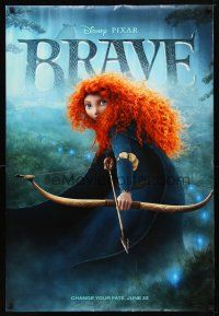3p116 BRAVE advance DS 1sh '12 cool Disney/Pixar fantasy cartoon set in Scotland!