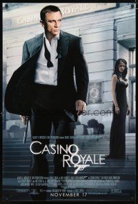 3p133 CASINO ROYALE advance 1sh '06 Daniel Craig as James Bond & sexy Eva Green!