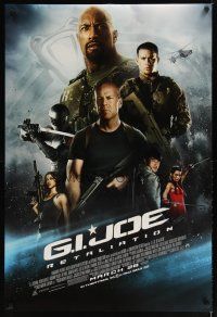 3p278 G.I. JOE: RETALIATION advance DS 1sh '13 Bruce Willis, sexy Adrianne Palicki, Dwayne Johnson!